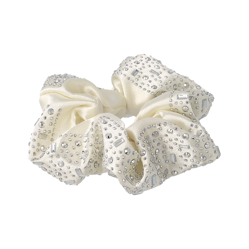 Studded Satin Scrunchie