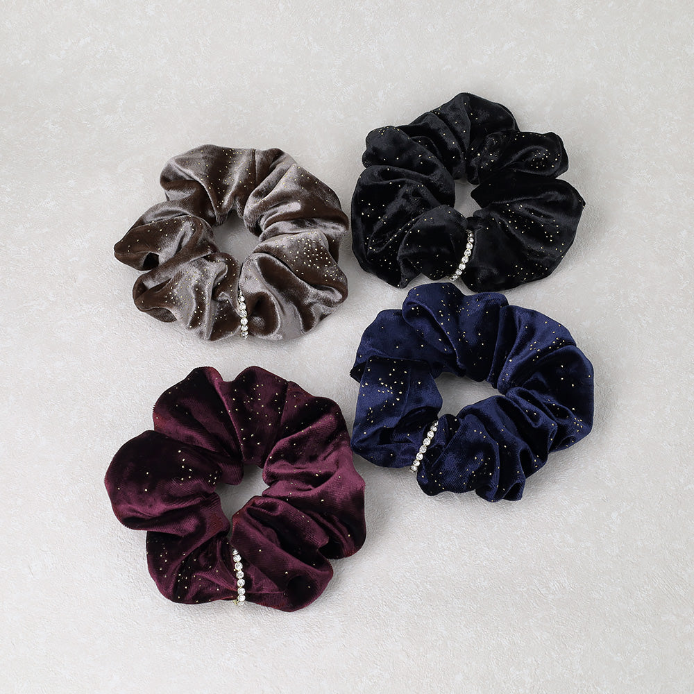 Speckled Velvet Scrunchie