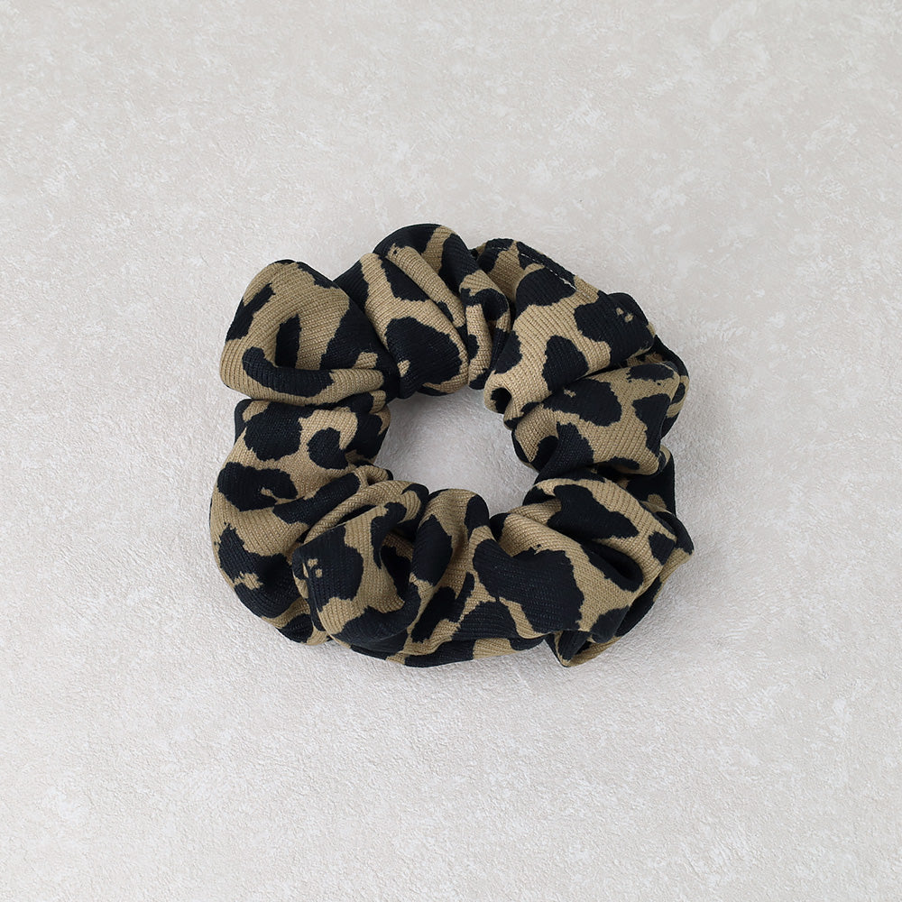 Leopard Pattern Hair Scrunchie