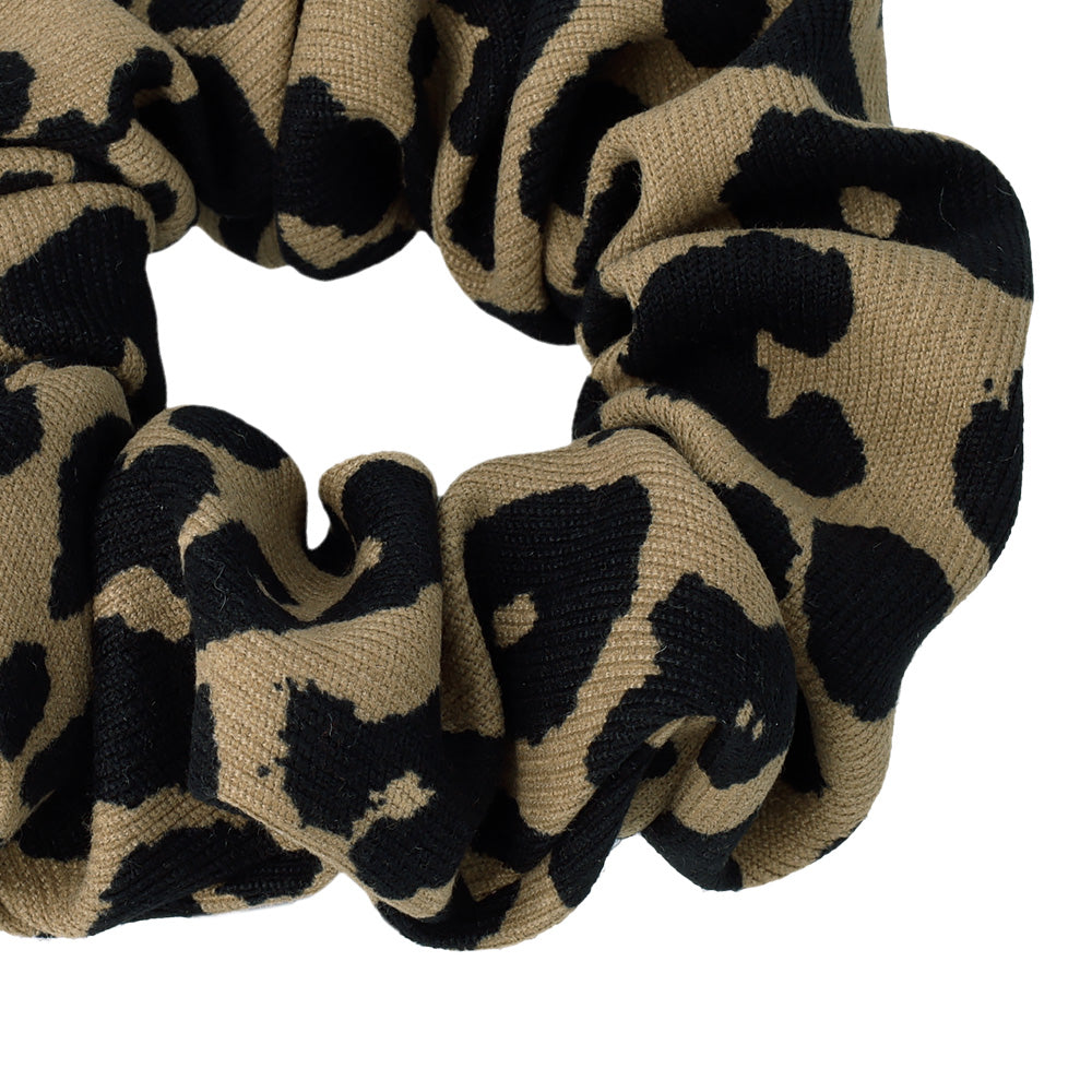 Leopard Pattern Hair Scrunchie