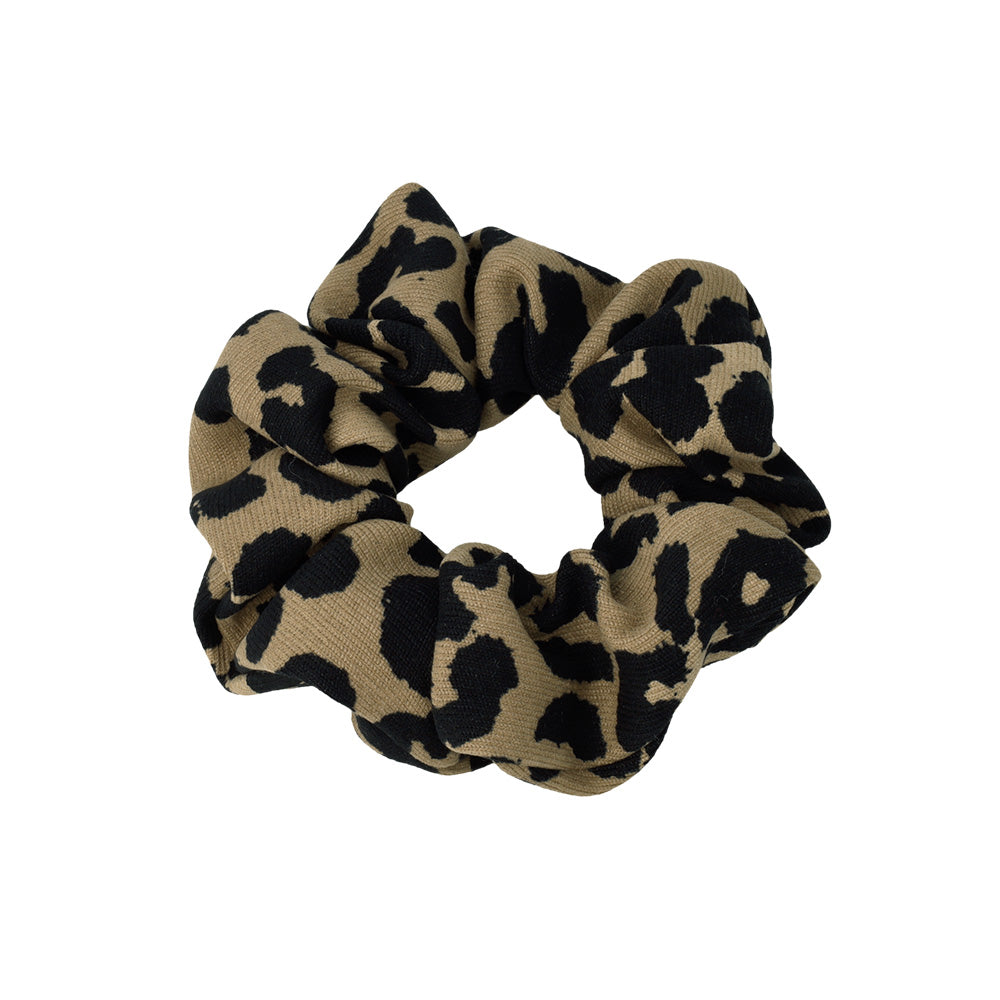 Leopard Pattern Hair Scrunchie