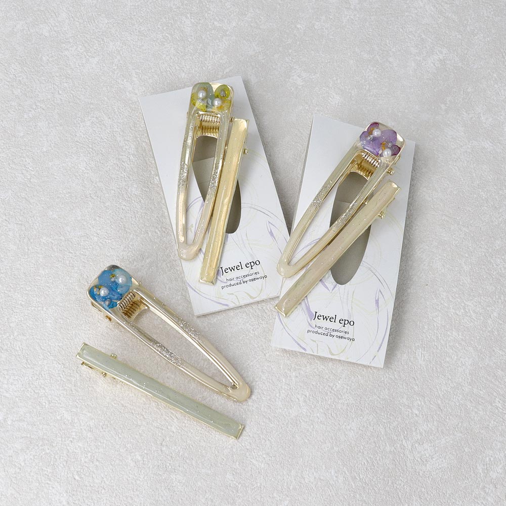 Resin Flower Pinch Clip Set