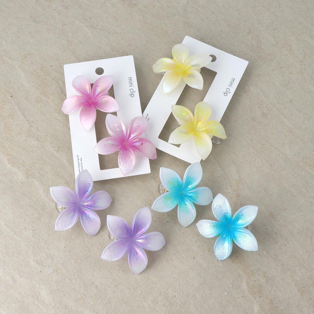 Bright Plumeria Mini Claw Set