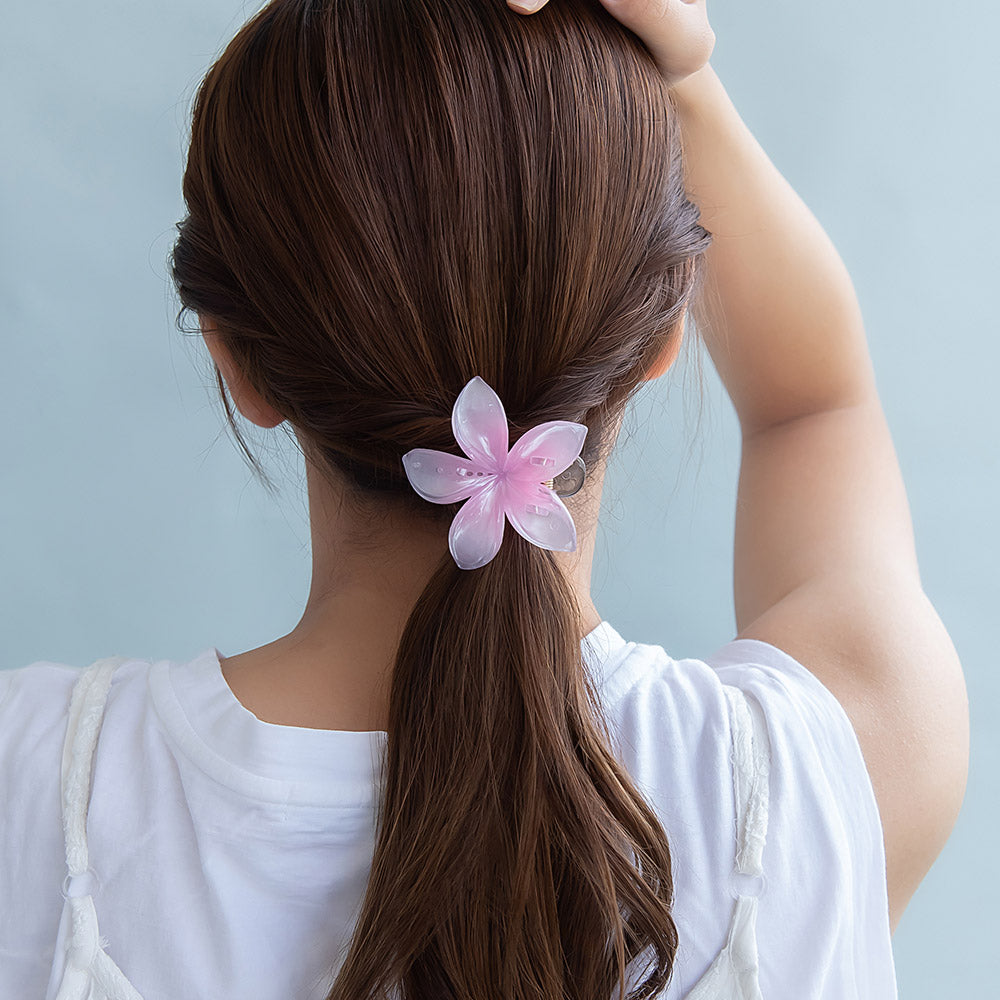 Plumeria Duck Bill Hair Clip - osewaya