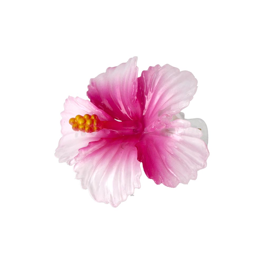 Gradient Hibiscus Hair Claw Clip