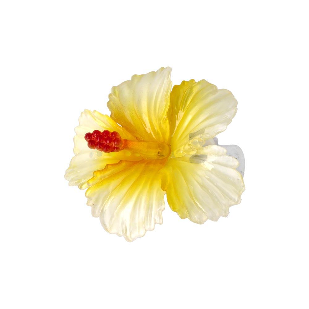 Gradient Hibiscus Hair Claw Clip