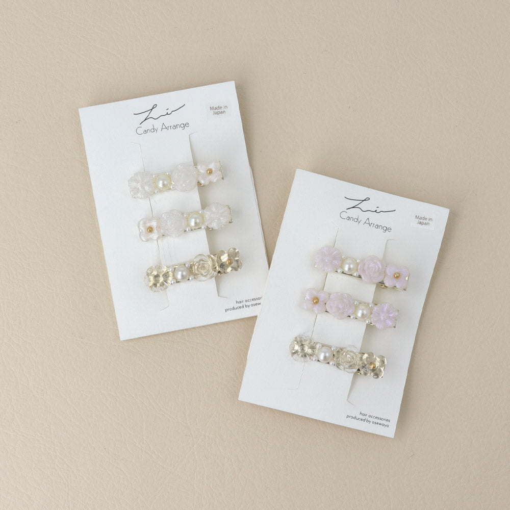 Floral Mini Hair Clip Pack - osewaya