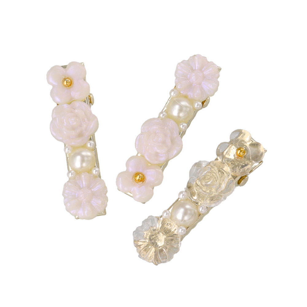 Floral Mini Hair Clip Pack