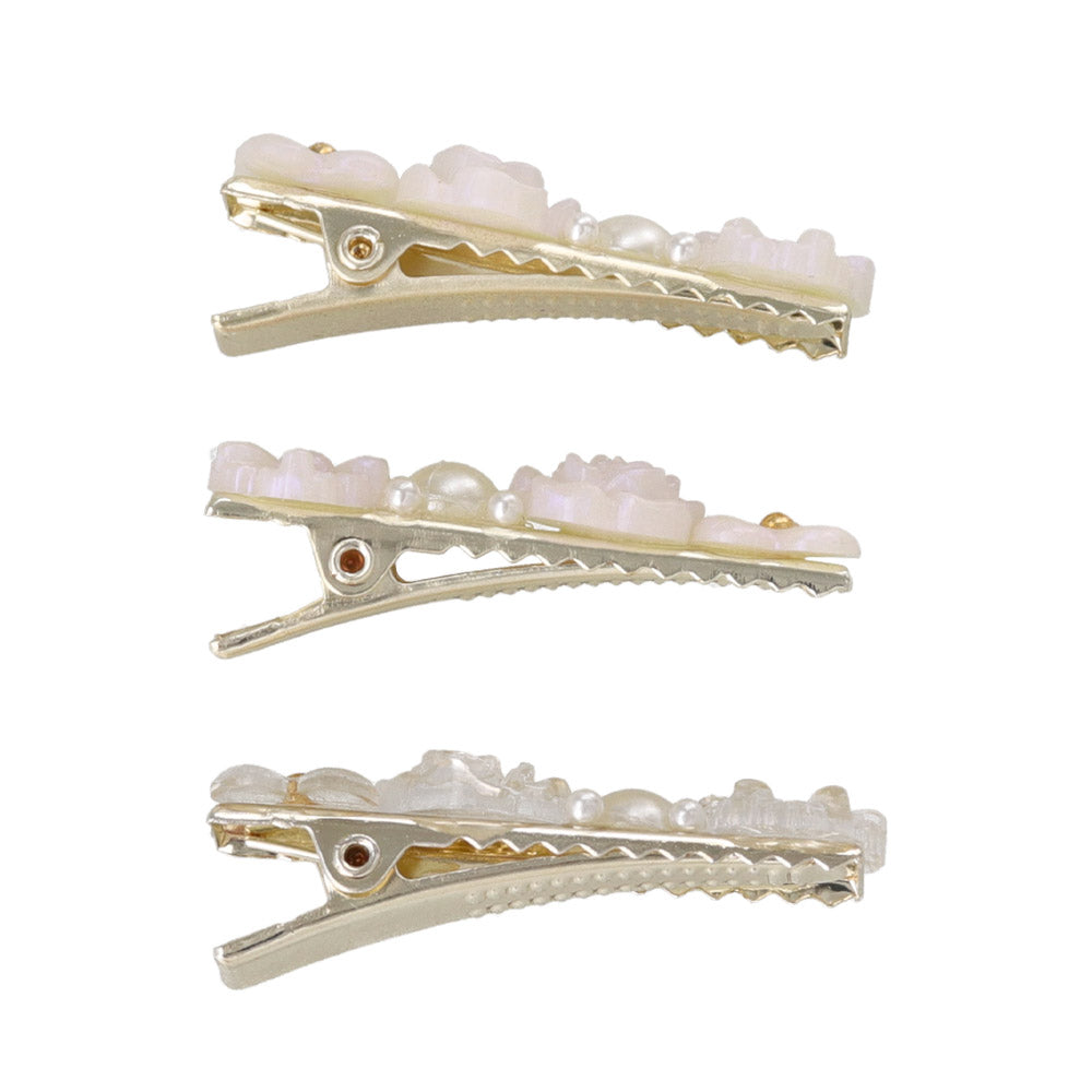 Floral Mini Hair Clip Pack