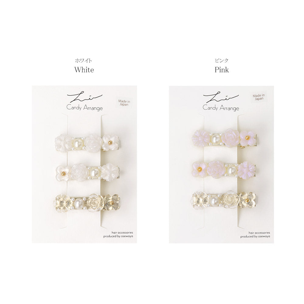 Floral Mini Hair Clip Pack