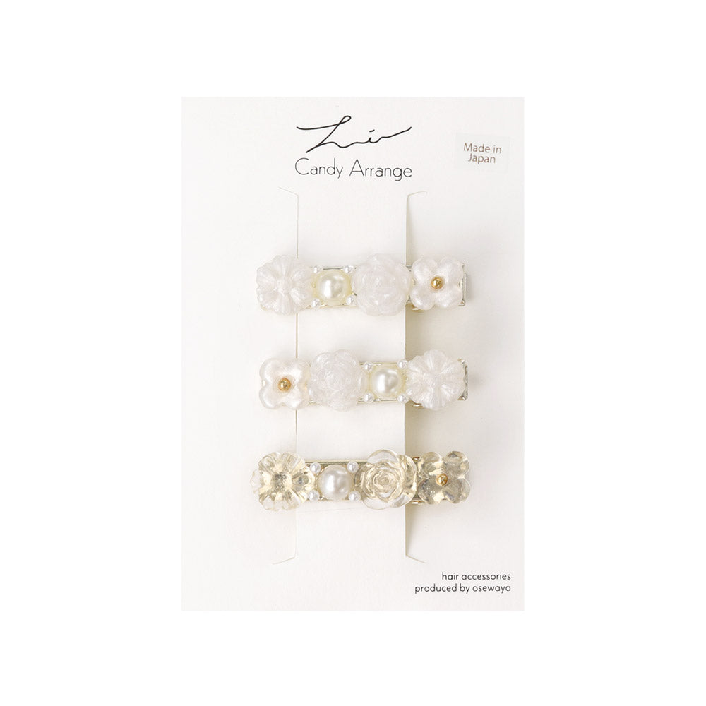 Floral Mini Hair Clip Pack