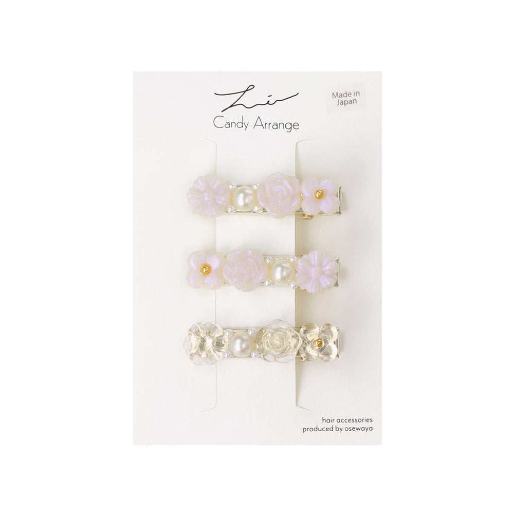 Floral Mini Hair Clip Pack