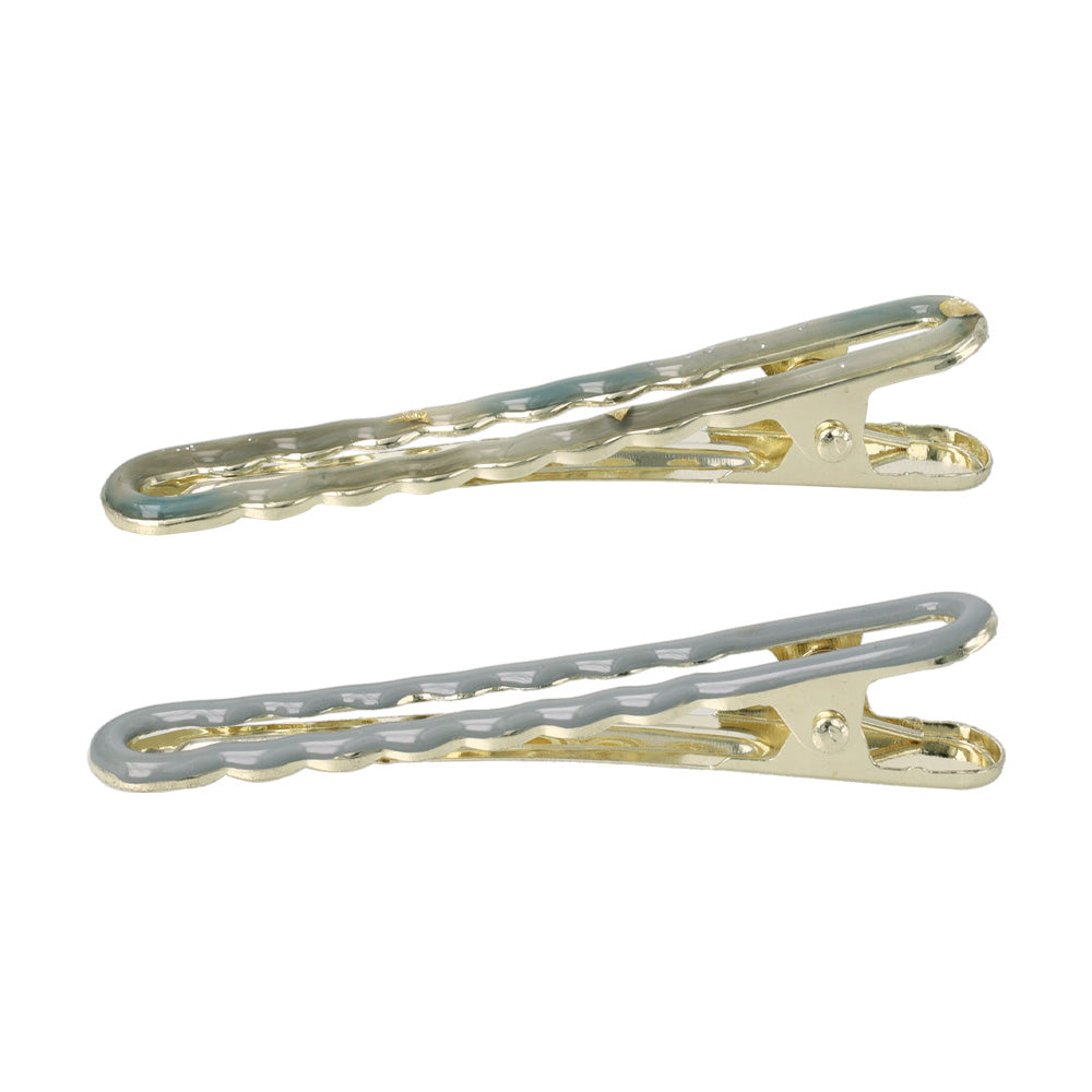 Wavy Rectangle Pinch Clip Set