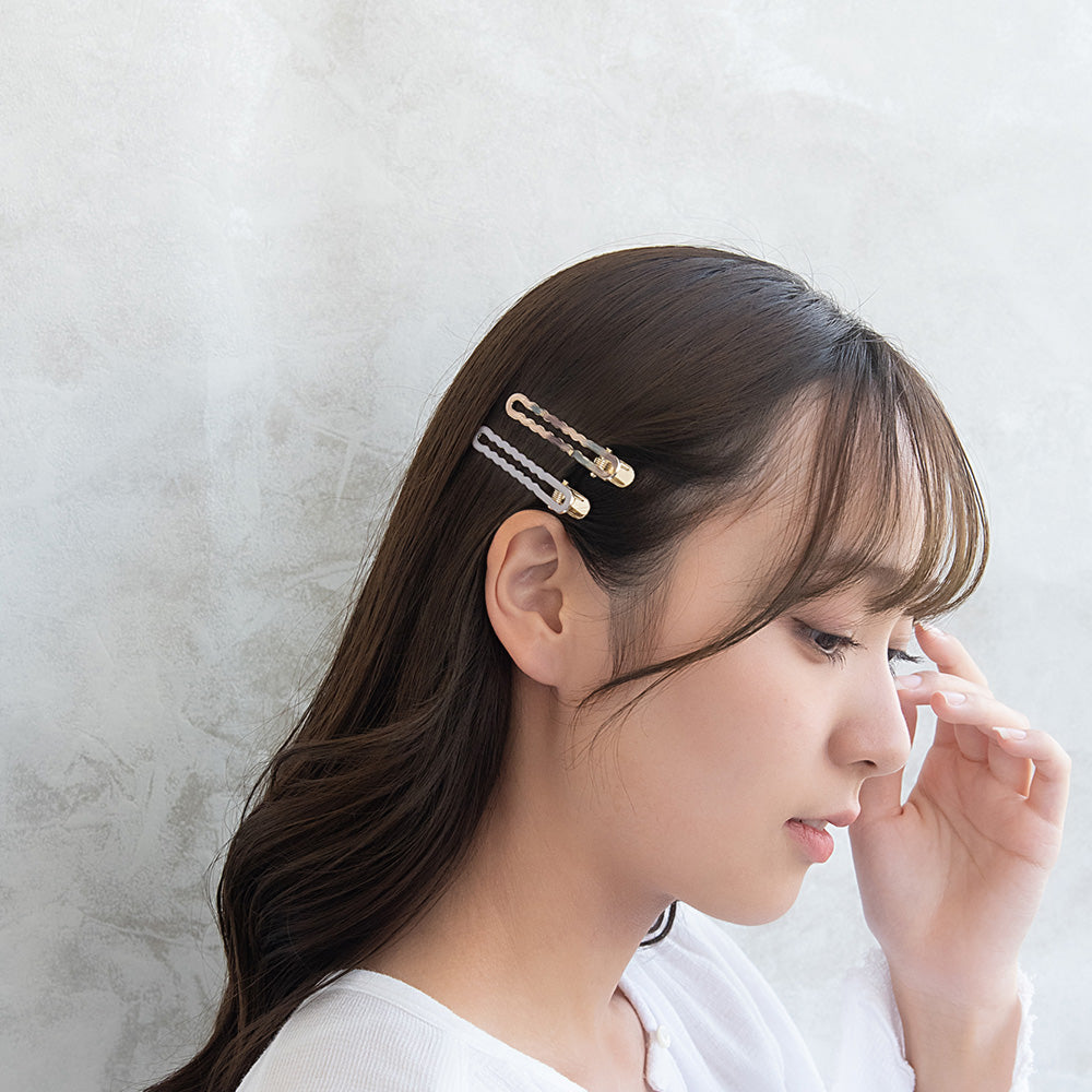 Wavy Rectangle Pinch Clip Set