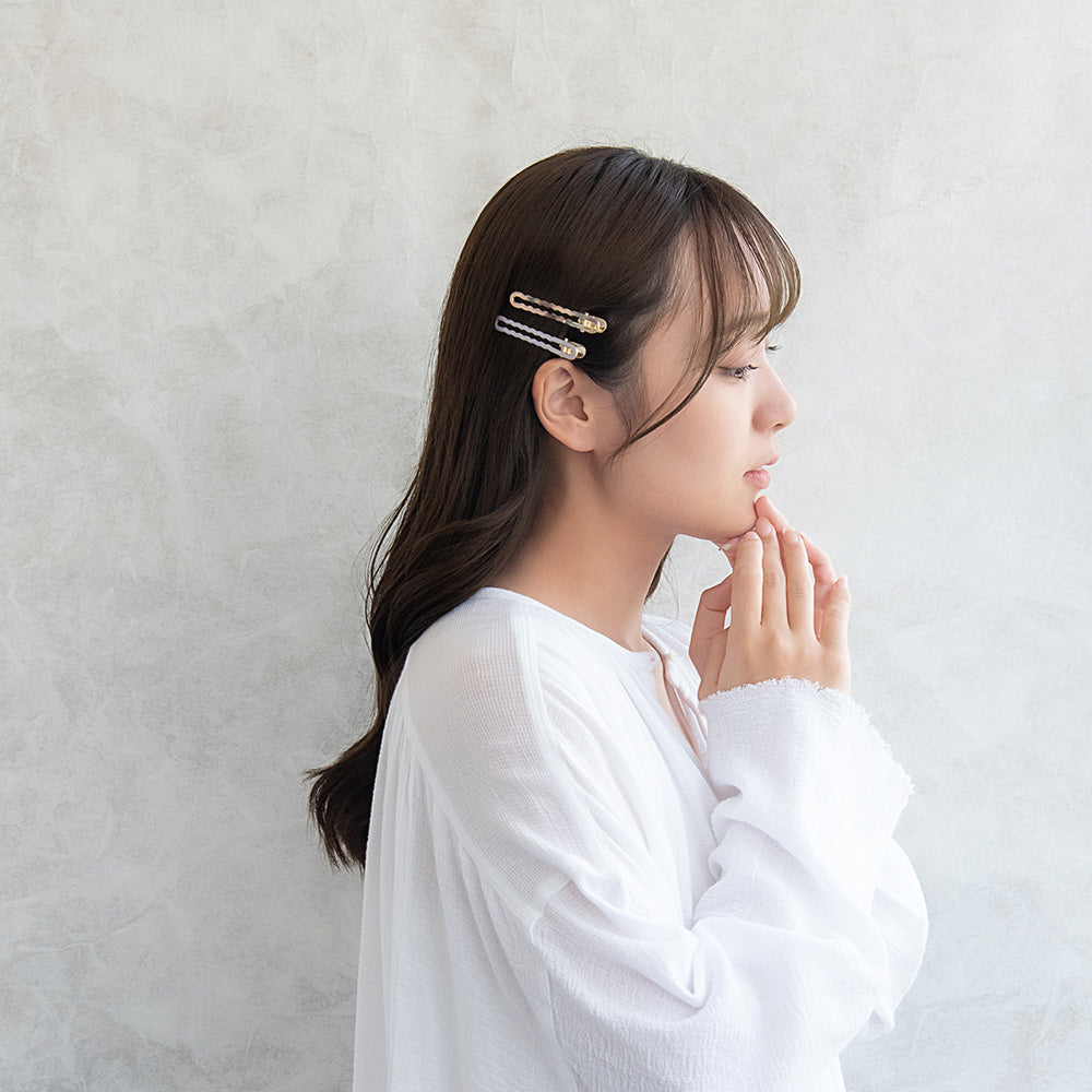 Wavy Rectangle Pinch Clip Set