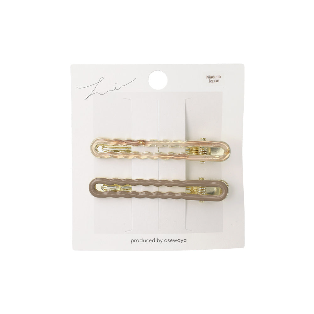 Wavy Rectangle Pinch Clip Set