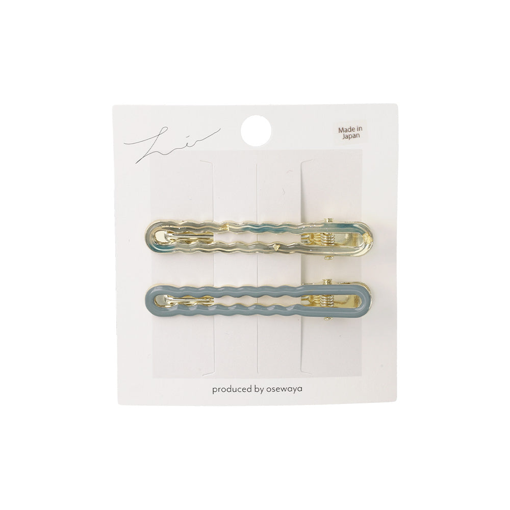 Wavy Rectangle Pinch Clip Set