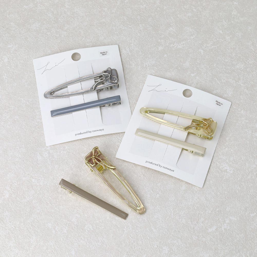 Mixed Muted Pinch Clip Set - osewaya