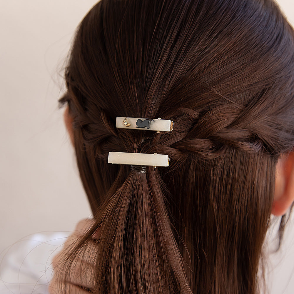 Cat and Moon Mini Pinch Clip Set