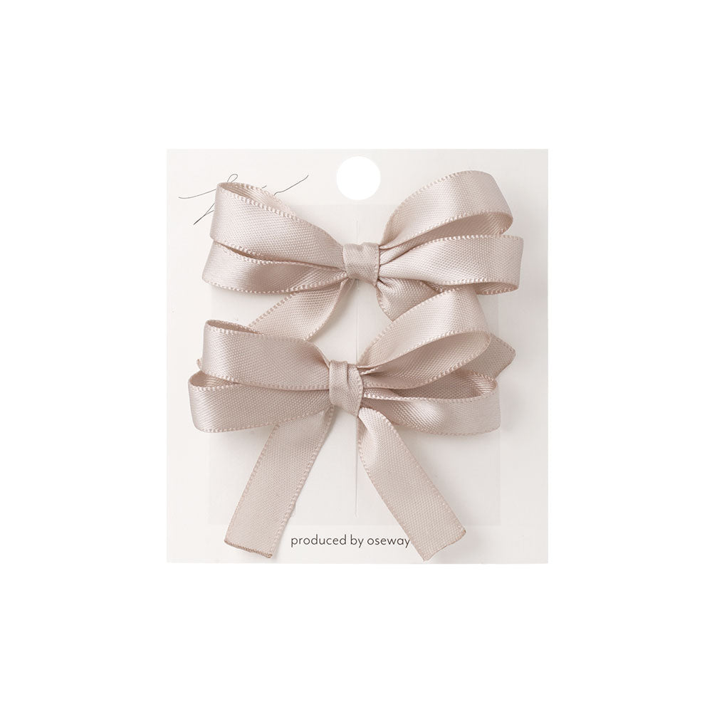 Thin Bow Hair Cip Set