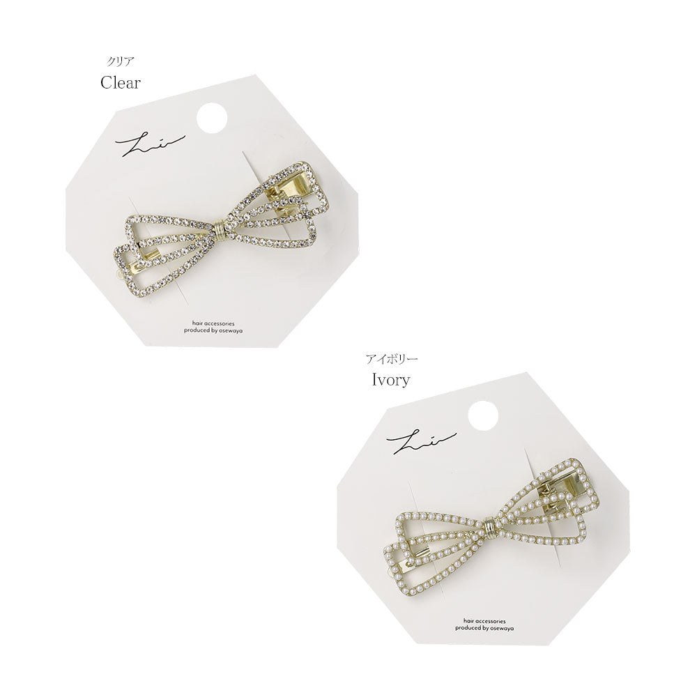 Decorative Hollow Bow Hair Clip