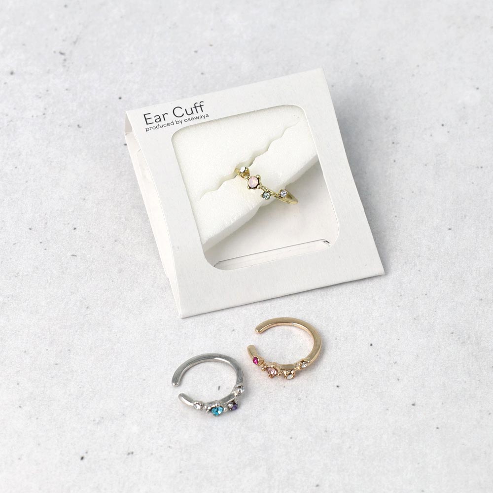 Mix Gemmed Ear Cuff