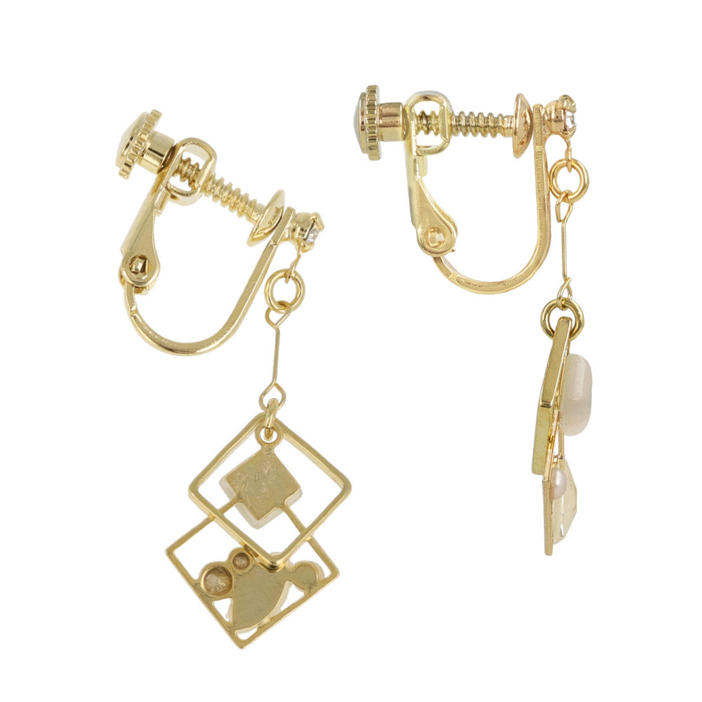 Decorative Geometric Drop Clip Ons