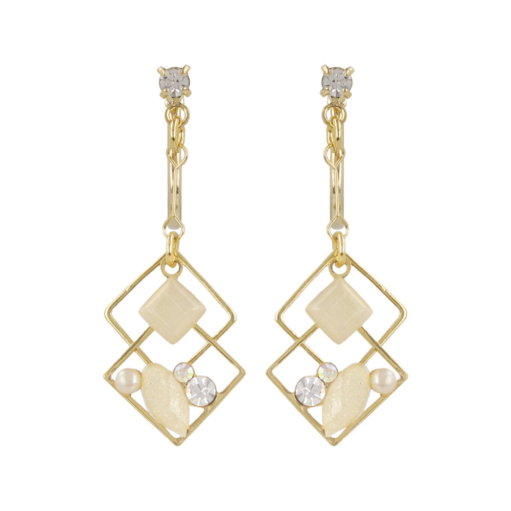 Decorative Geometric Drop Clip Ons