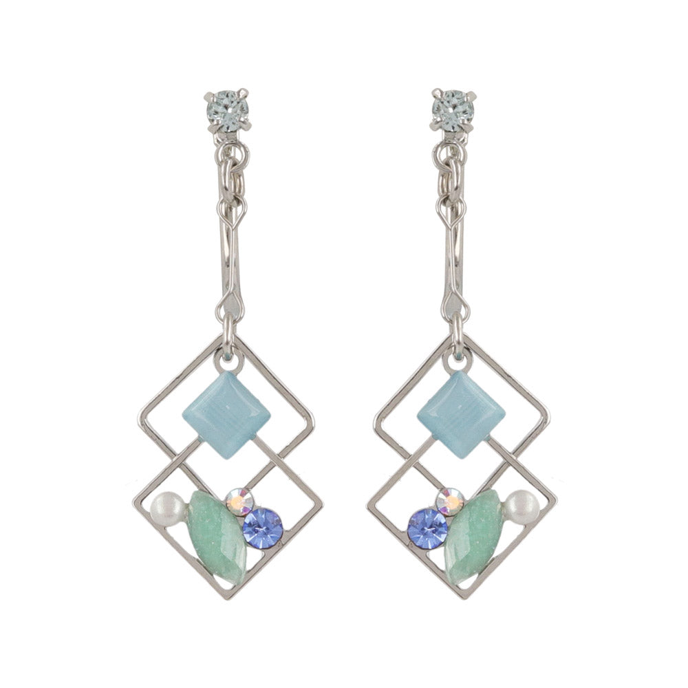 Decorative Geometric Drop Clip Ons