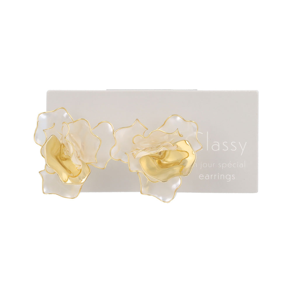 Mixed Petal Flower Clip Ons