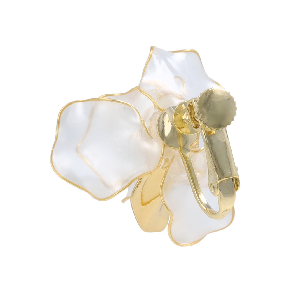 Mixed Petal Flower Clip Ons