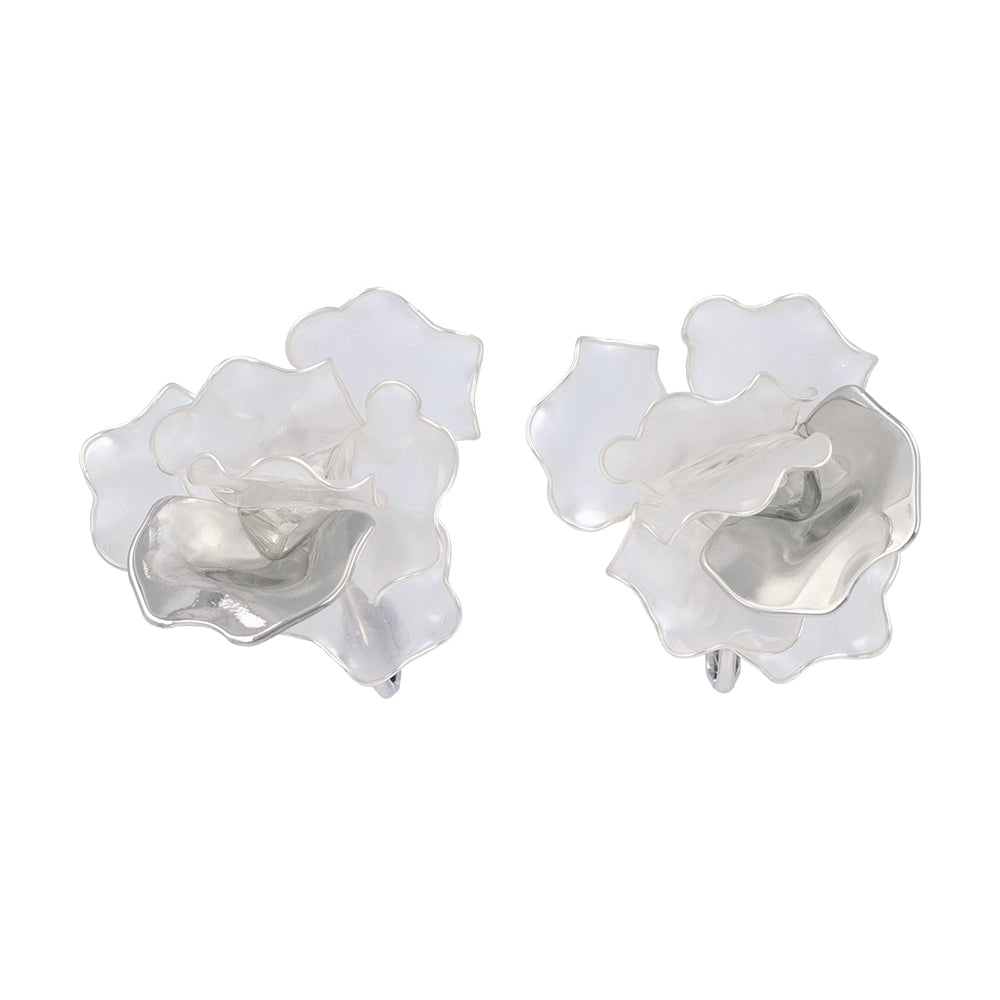 Mixed Petal Flower Clip Ons