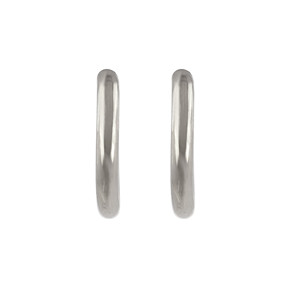14mm Clip On Hoop Earrings