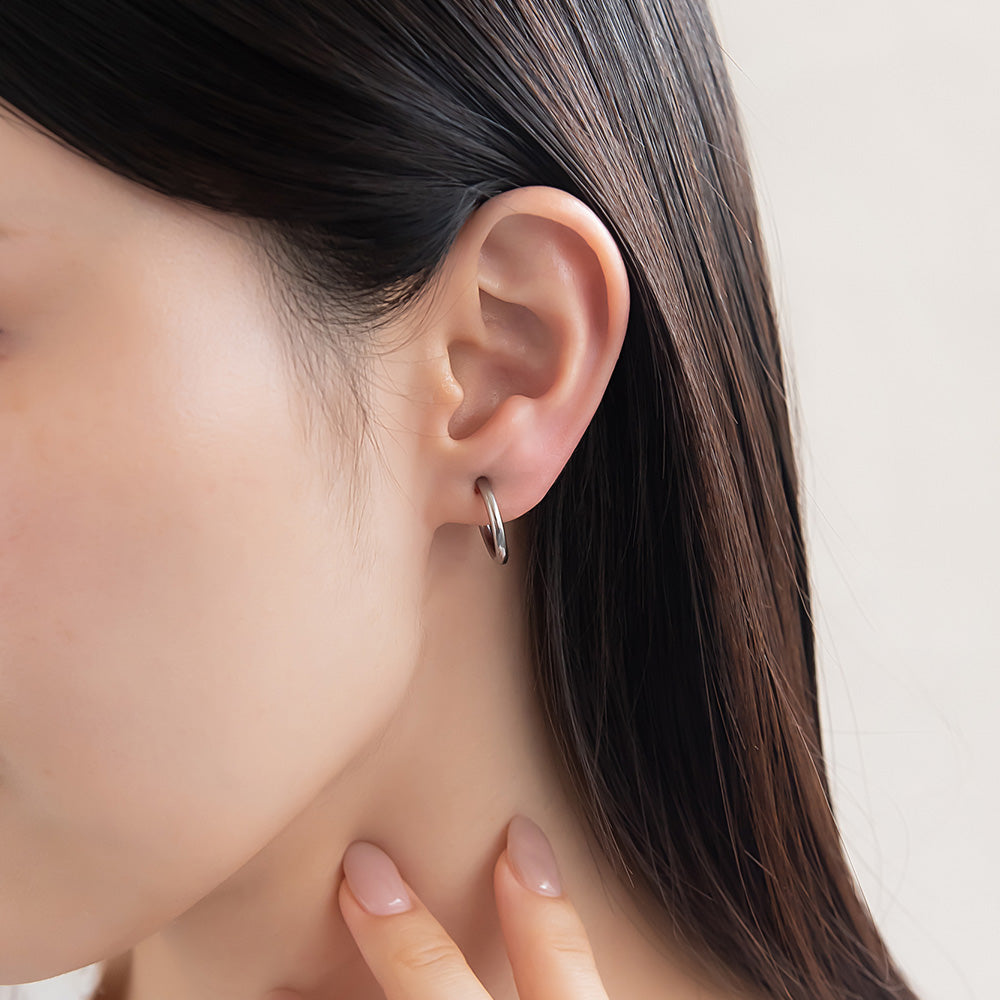 16mm Clip On Hoop Earrings