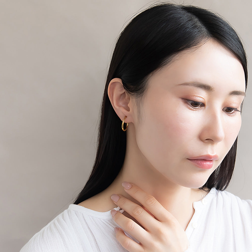 20mm Clip On Hoop Earrings