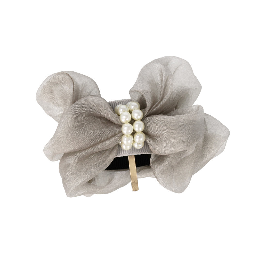 Pearlized Ruffle Wrap Pony Hook