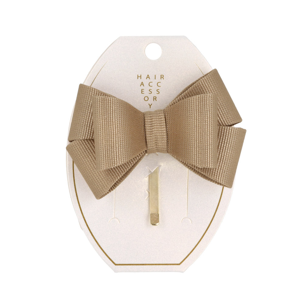 Layered Grosgrain Bow Pony Hook