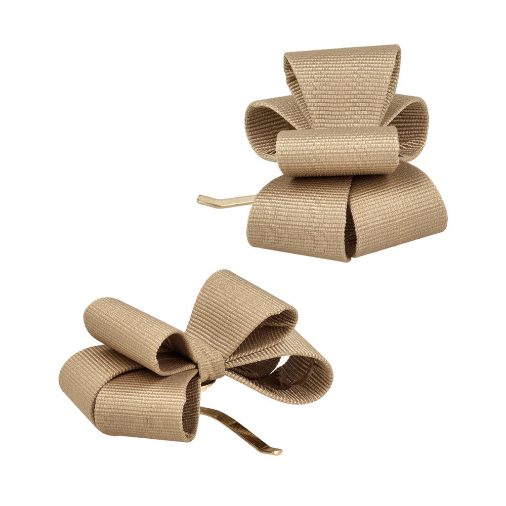 Layered Grosgrain Bow Pony Hook