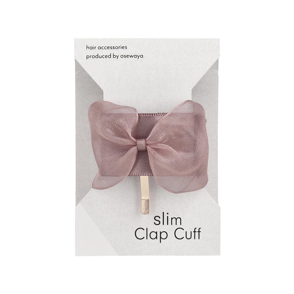 Sheer Bow Snap Band Pony Hook