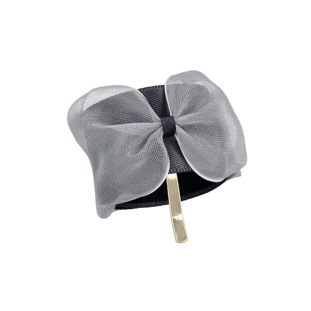 Sheer Bow Snap Band Pony Hook