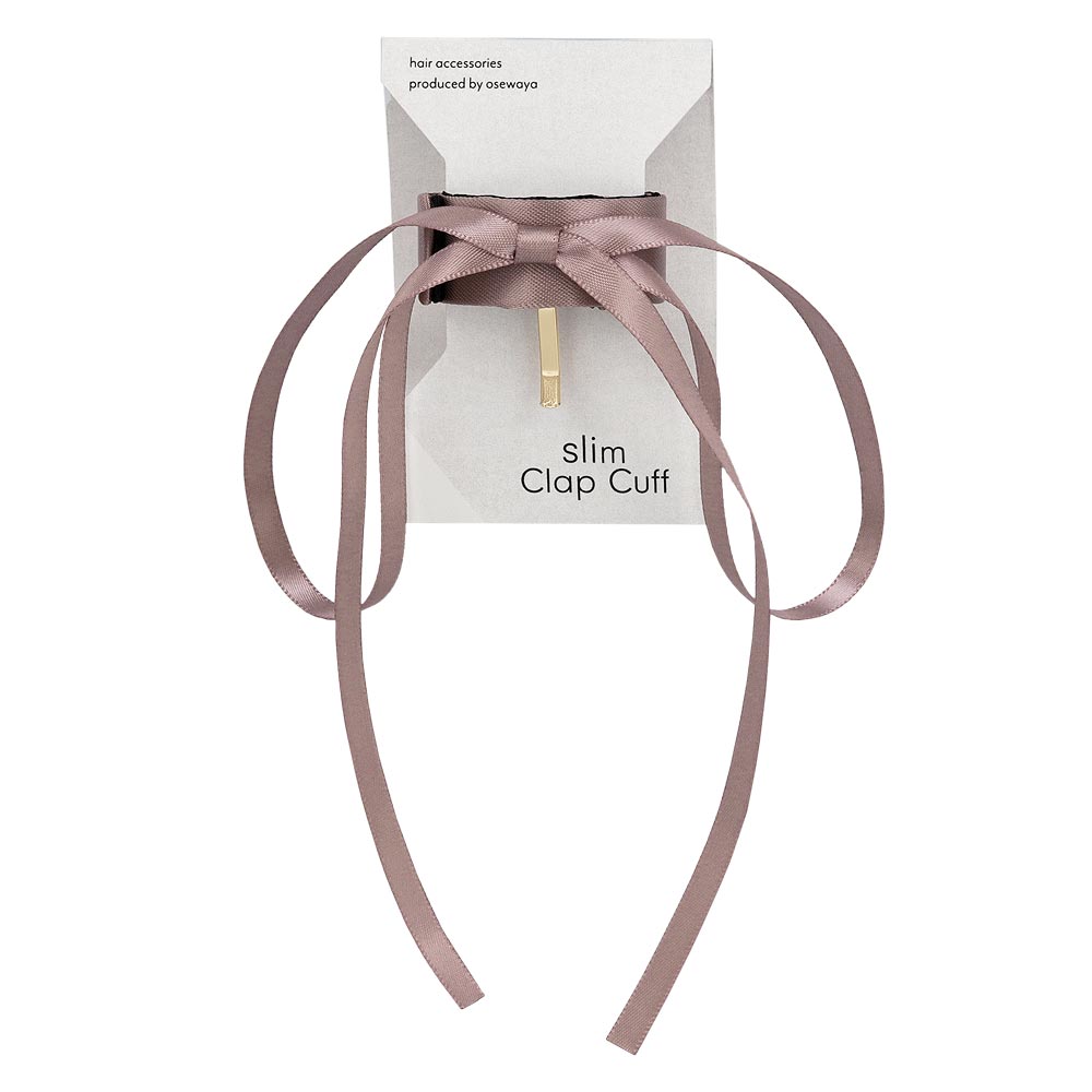 Skinny Bow Snap Band Pony Hook