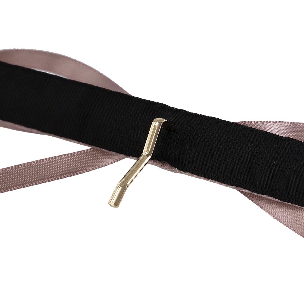 Skinny Bow Snap Band Pony Hook