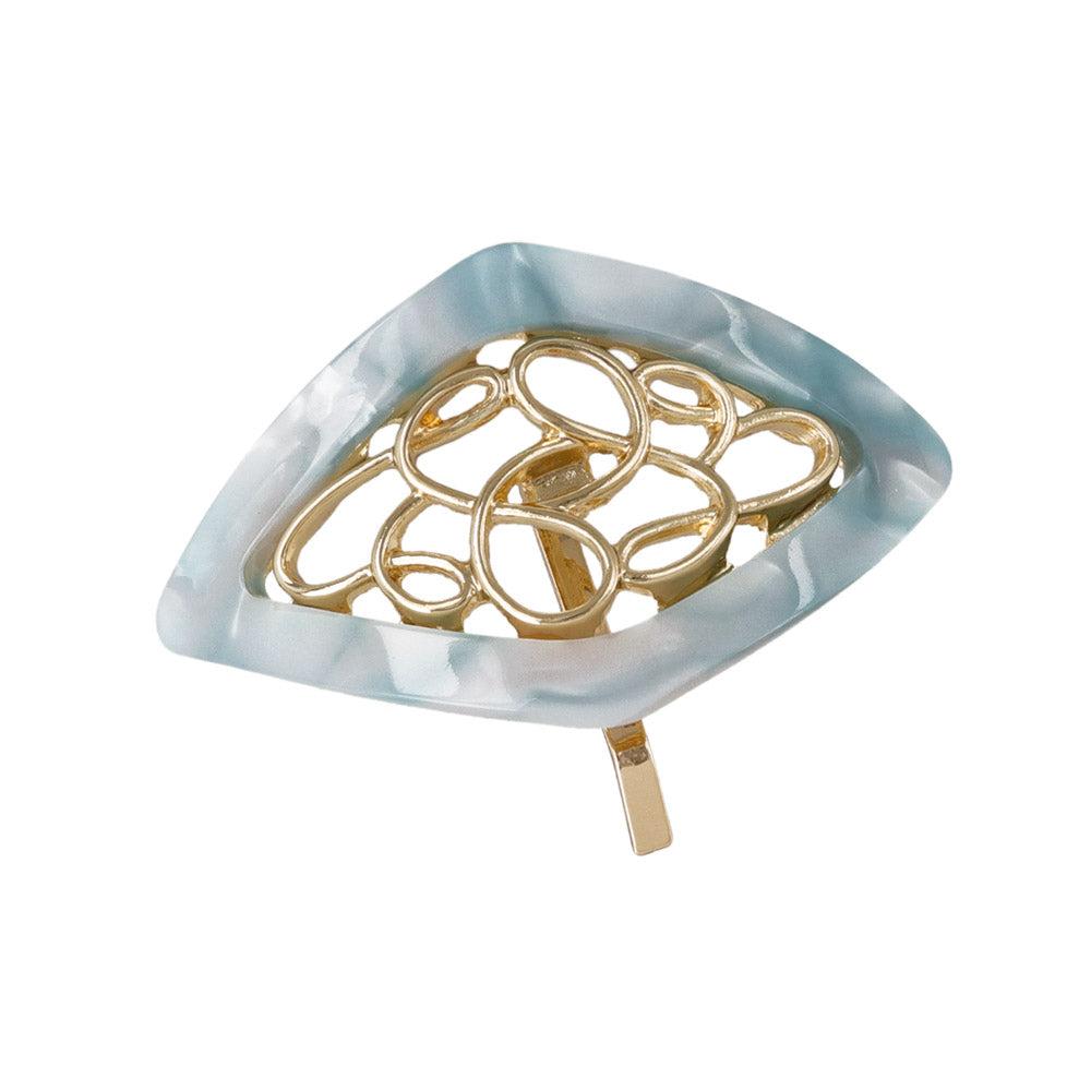 Marble Rhombus Ornate Pony Hook