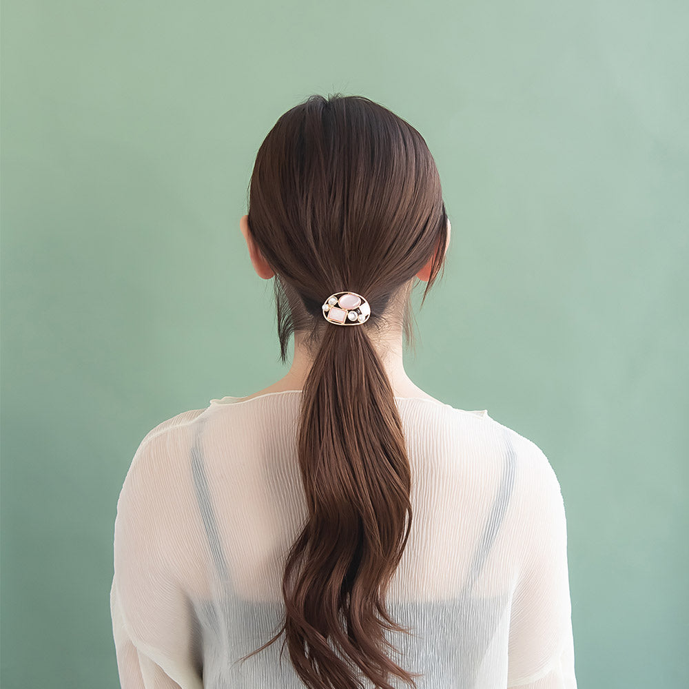 Multi Gemmed Oval Pony Hook