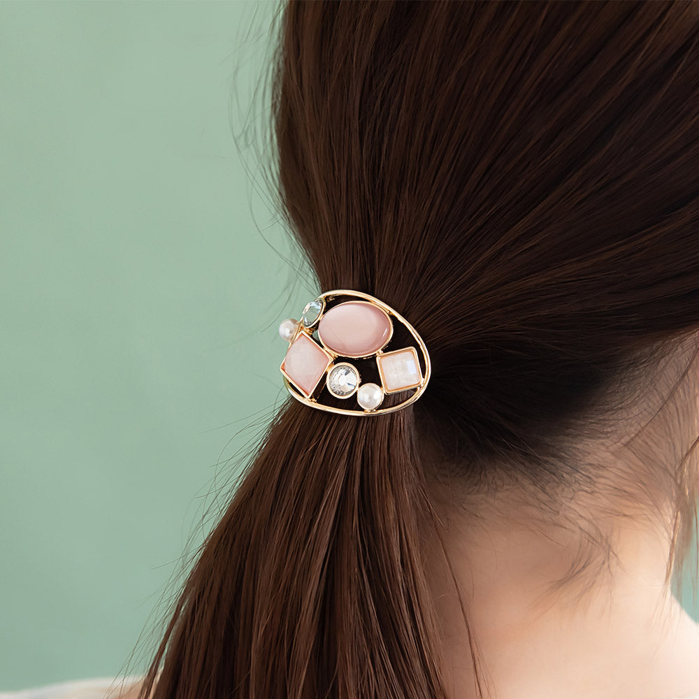 Multi Gemmed Oval Pony Hook