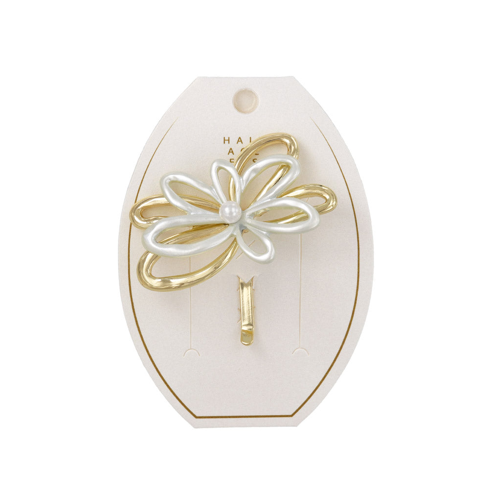 Layered Open Flower Pony Hook