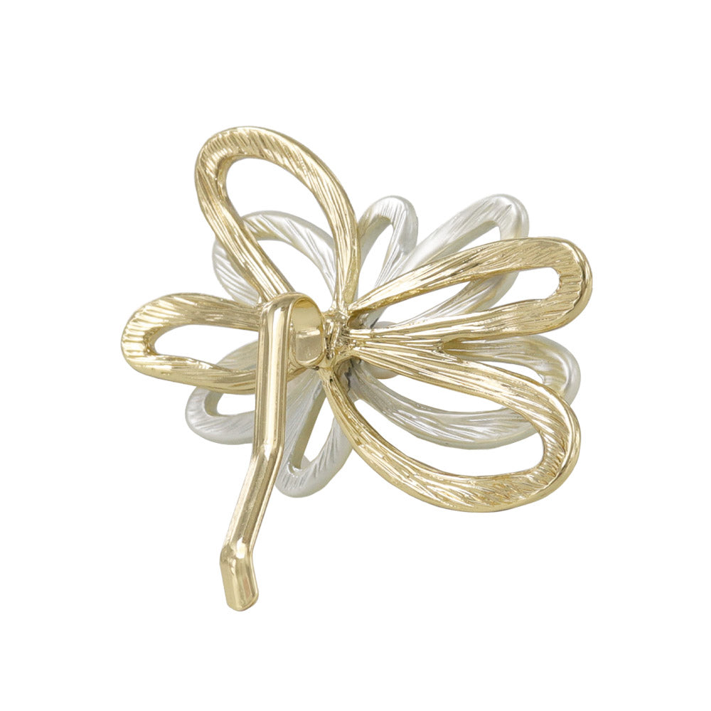 Layered Open Flower Pony Hook