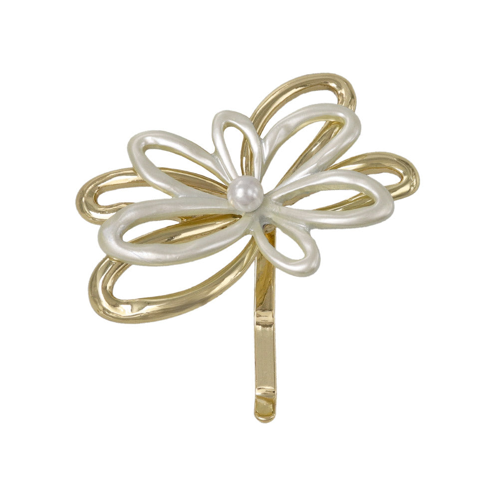 Layered Open Flower Pony Hook