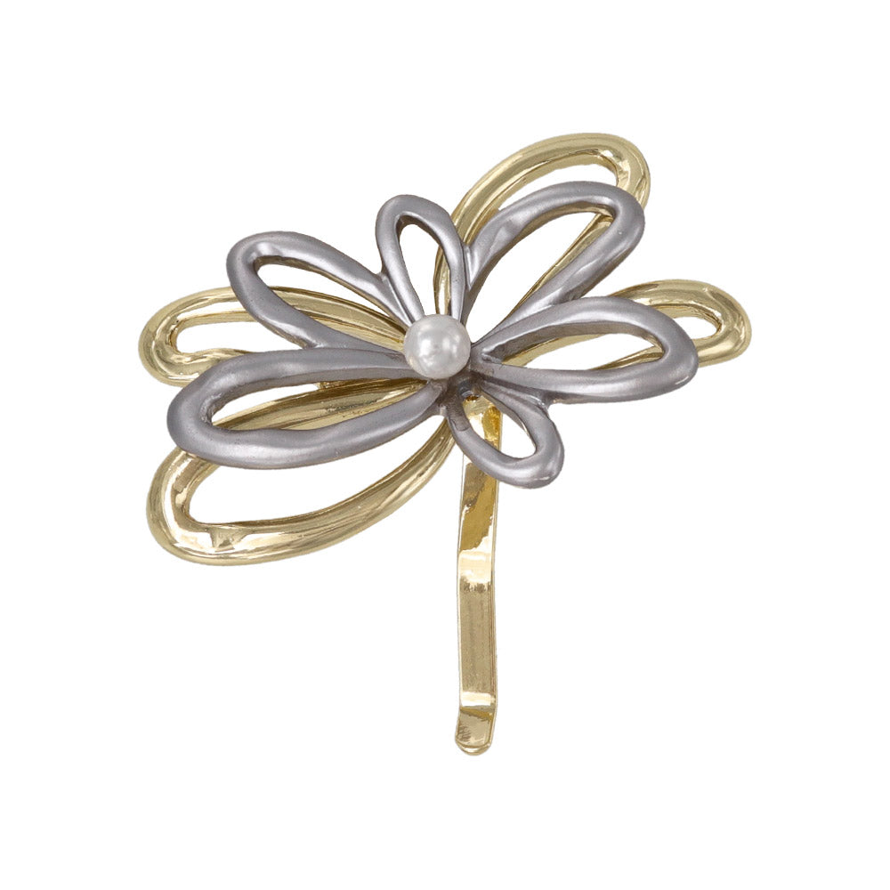 Layered Open Flower Pony Hook