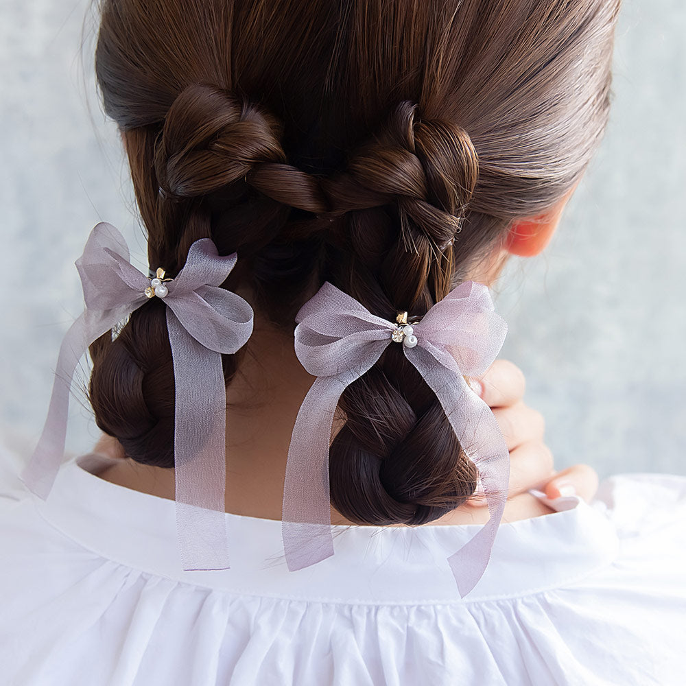 Sheer Long Tail Bow Pony Hook